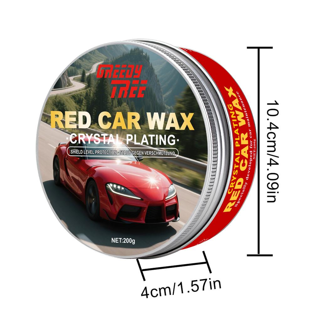 Eco-Friendly Car Wax Polish - Quick Paint Restoration, Synthetic Formula with 6-Month Protection & Anti-Dust