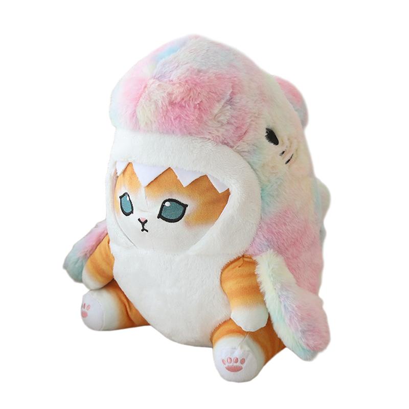 8 Arten Sitzend Braun Grau Kawaii Katze Plüschtier Gefüllt Cosplay Hai Kuh Cartoon Tier Plüschtier Niedliches Geburtstagsgeschenk 22cm