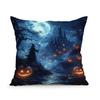 Halloween horror pumpkin Cushions Pillowcase Polyester Cushion Cover Throw Pillow Sofa Decoration Pillowcover Home Room Decor