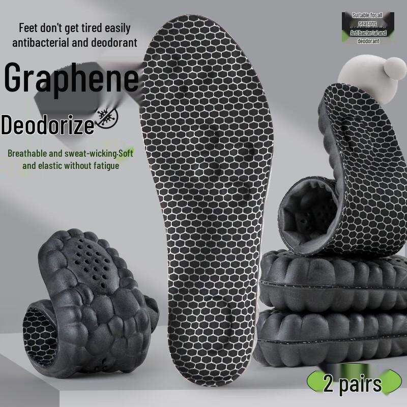 Buyun Men s Shock-Absorbing Sports Insoles 39-40