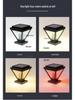 Modern Solar Outdoor Waterproof Pillar Light for Gardens, Courtyards, and Fences