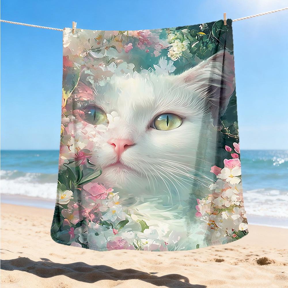 1pc Christmas ornaments Outdoor Flannel Throw Blanket Soft, Cozy, Warm All Season, Machine Washable,