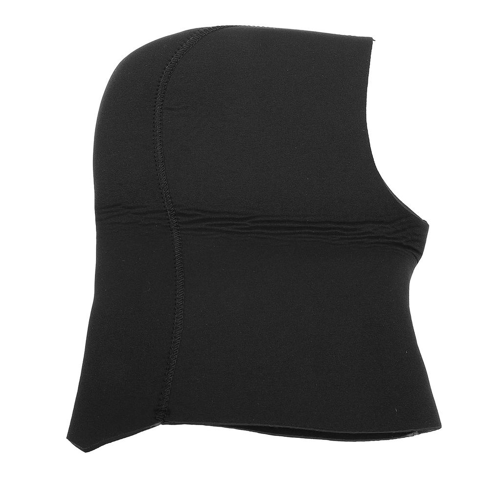 Wetsuit Hood Head Ear Protection UV Proof Breathable Diving Hat for Surfing Snorkeling Black 5mm S M