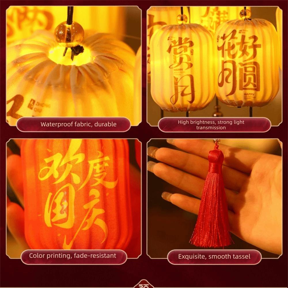 Luminous Small Lantern Ornament New Chinese New Chinese Tassel Lantern Store Scenic Area