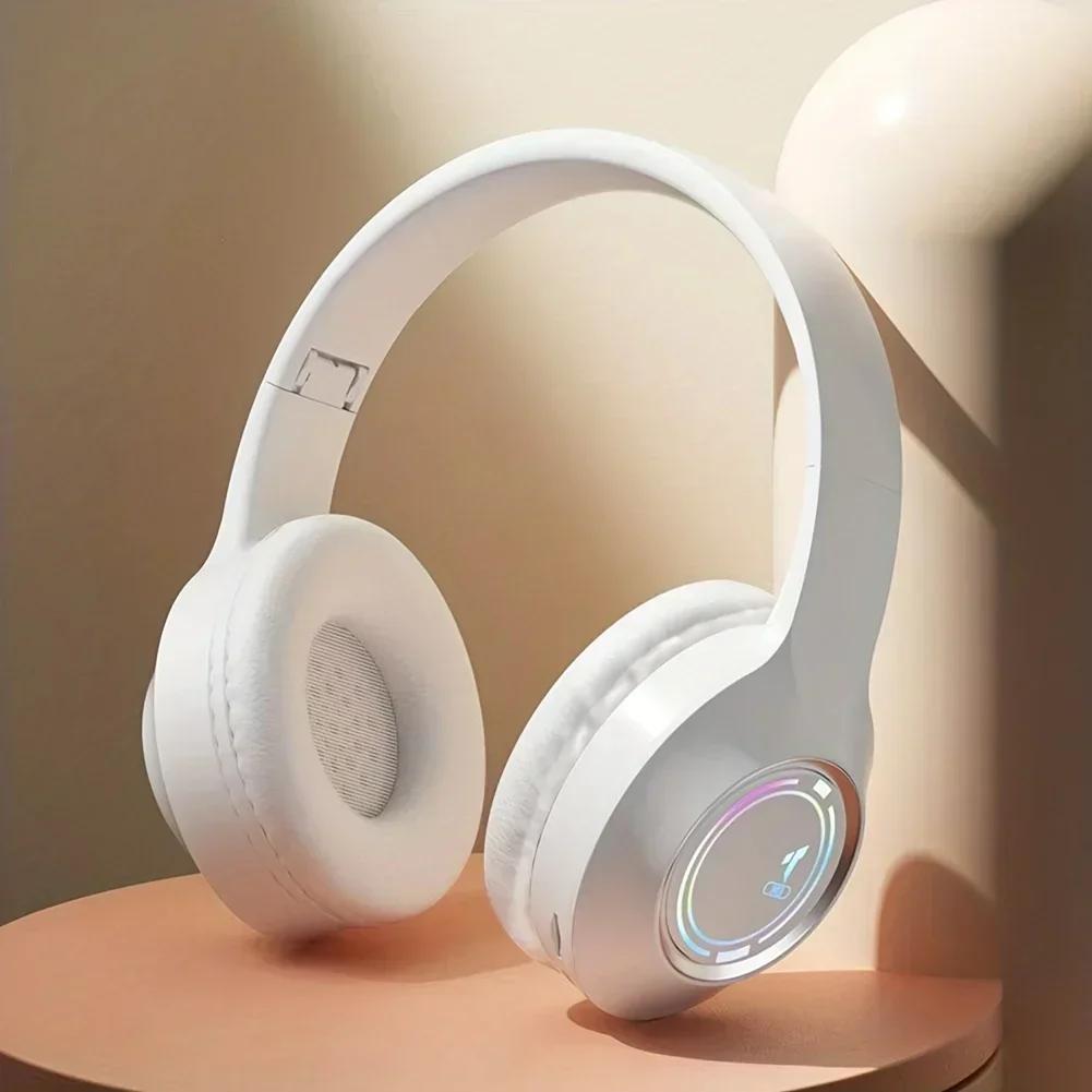 Xiaomi M3 Light-emitting Bluetooth Headset Folding LED Card Wireless Headset TYPE-C Charging Multi-scene Use Game Office