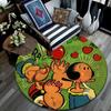 Popeye the Sailor3 Round Area Rug,Carpet Rug for Living Room Bedroom Sofa Playroom Decor,Non-slip Floor Mat