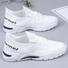 Summer Men's Mesh Cloth Shoes, Lace-up Breathable Mesh Sports Shoes, Thin and Lightweight Running Shoes