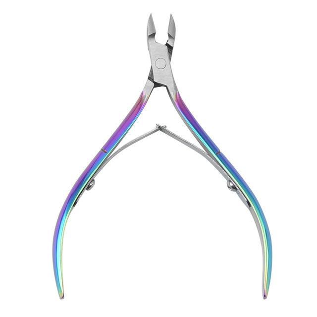 Nail Cuticle Scissors Stainless Steel  Manicure Color Nail Clippers Nail Set Multi-Function Nail