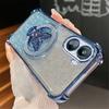 Coque de protection bordure plaquée brillante à paillettes de luxe pour Motorola MOTO G77 G67 G86 Edge 70 Fusion 60 50 50 Pro Neo Housse de protection antichoc