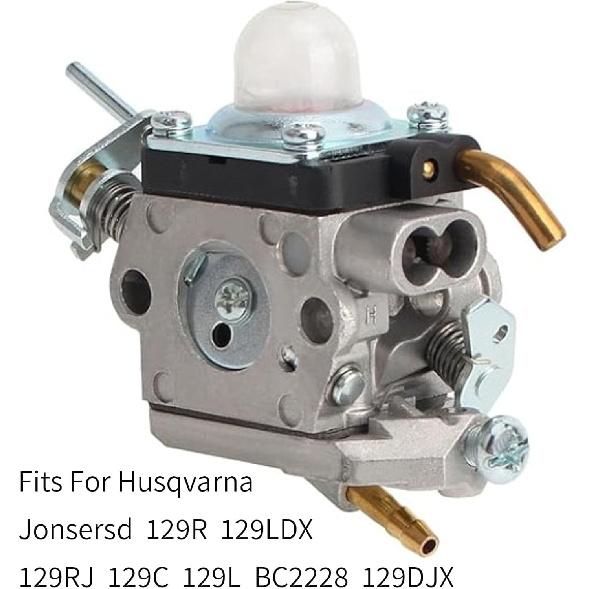 Compatible with Carbureto Fits For 545008097 Husqvarna 129C 129L 129R 129LDX 129RJ Jonsered GT2228 GTS2228