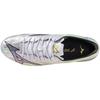 Mizuno Alpha 2 PRO Soccer White with Silver Size 2E Cleats, Wide, Lightweight, Rugby, Iridescent, 26.5 cm,