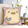 Chick With A Knife Meme Pillow Case Printed Home Soft DIY Pillow Cover Knife Chick Chicken Meme Cute Duck Funny Girls