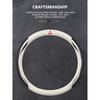 Leather Carbon Fiber Car Steering Wheel Cover Car Accessories For Mitsubishi ASX I200 Outlander Pajero Eclipse Lancer