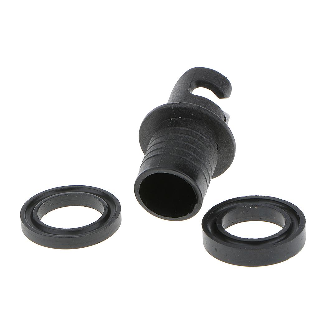 Inflatable Boat Valve Adapter Plastic Inflation Device Water Pump Connector for Kayak Dinghy