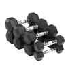 Junlang Hexagonal Rubber-Coated Dumbbell