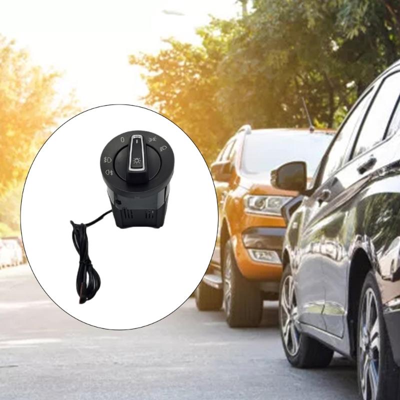 Headlight Switch Control Fog Lamp Knob 3BD941531 Car Headlamp Fog Light Integrated Switch for Golf MK4 B5