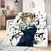 Vegeta Print Blanket Warm Comfortable Flannel Blanket Suitable for Bedrooms,Sofas, Beds,Chairs,Travel -QIAO149
