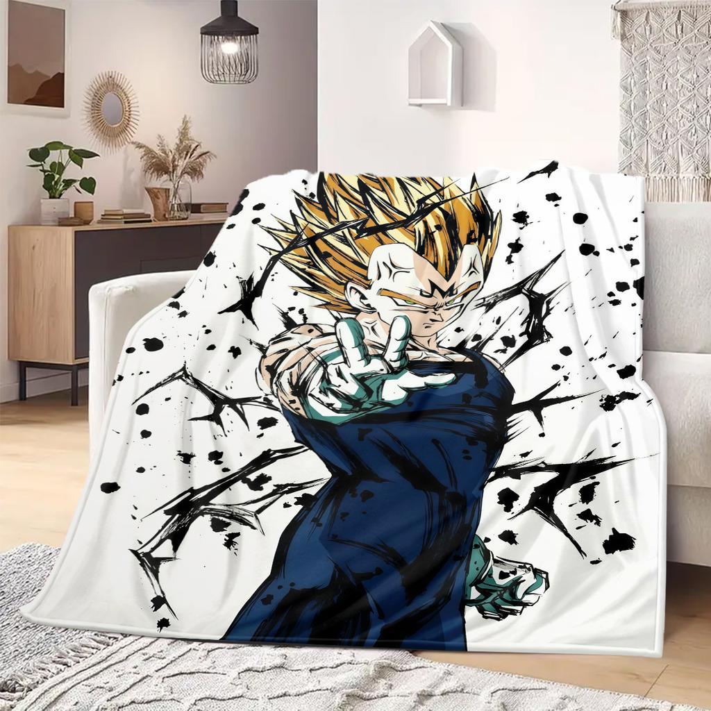 Vegeta Print Blanket Warm Comfortable Flannel Blanket Suitable for Bedrooms,Sofas, Beds,Chairs,Travel -QIAO149