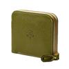 [HUKURO] Bi-fold Wallet, Opens Wide, Small Size, Men's and Women's, Genuine Leather, Made In Japan, Green.
