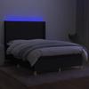 VidaXL Sommier à Lattes de Lit avec Matelas et LED, Lit Rembourré, Lit Double, Lit Adulte de Chambre à Coucher Intérieur, 3139031