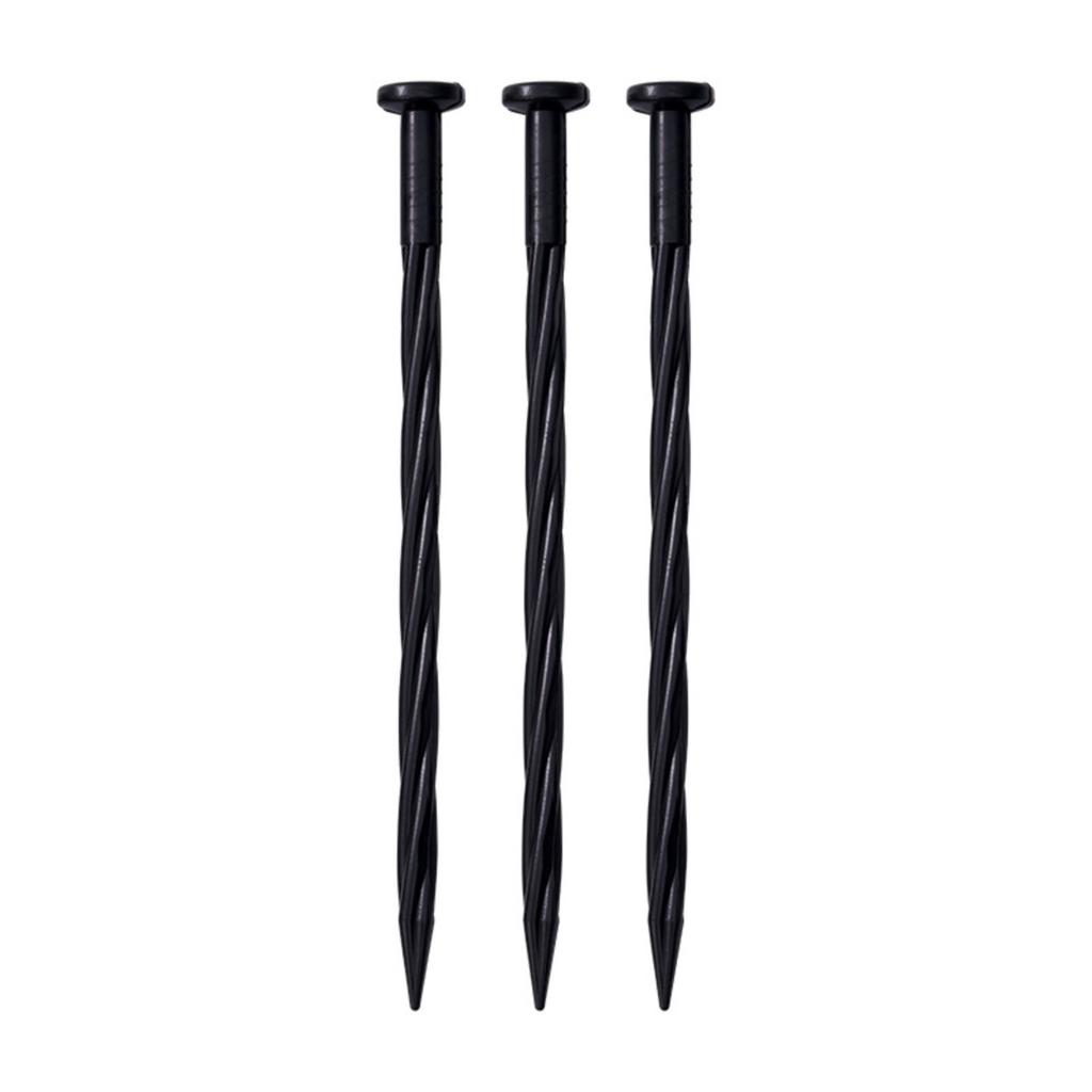 No Edging Spikes Pieces Spiral Nylon Anchor Stakes 8 Inch For Pavers, Barriers, Sod, Anchor Spikes
