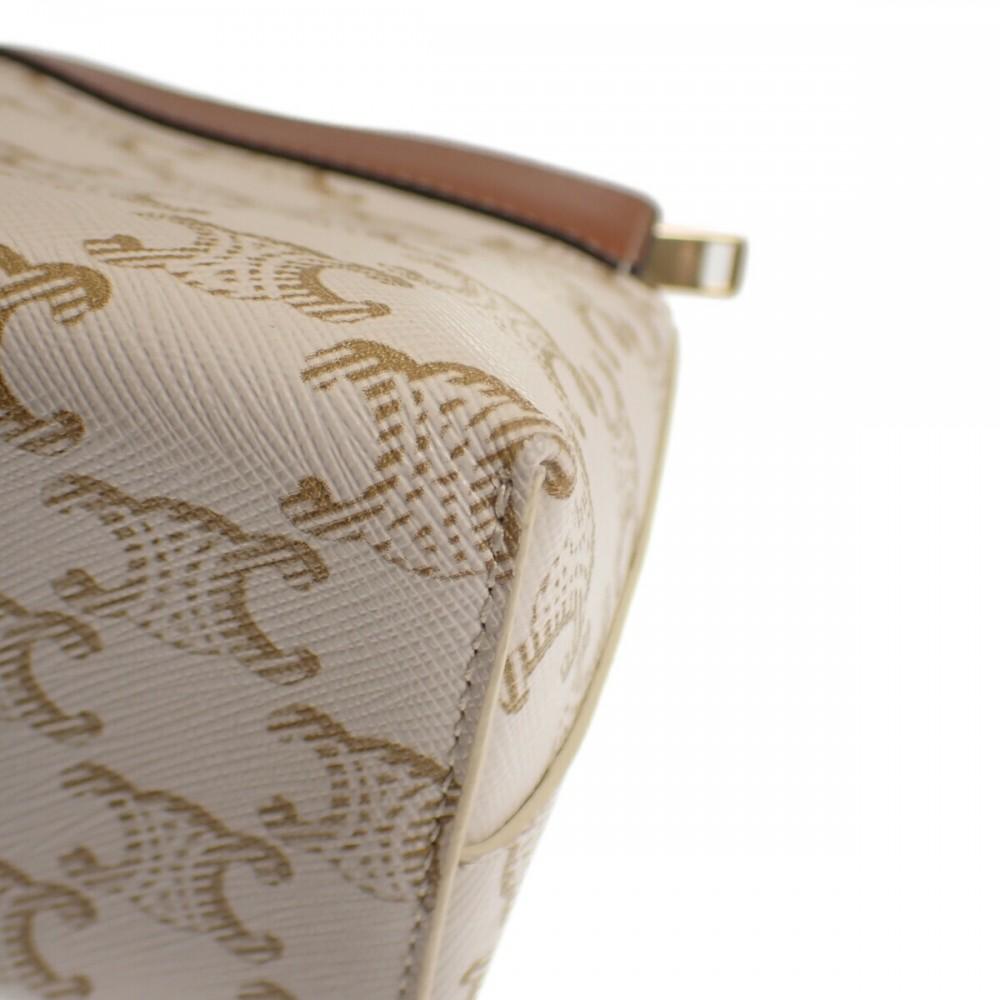 CELINE  10C762DJP.01TA Pouch White Polyurethane/leather Women