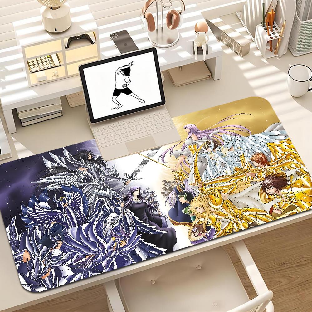 Knights Of The Zodiac Mousepad Boy Pad Natural Rubber Gaming Mousepad Desk Mat Size For Gameing World Of Tanks CS GO Zel