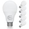 LUTW Pro LED Bulbs, E26 Base, 40W Equivalent, Daylight White, 6000K, 5W, 500lm, Compatible with Sealed Fixtures, High Brightness, Energy-Saving, Wide