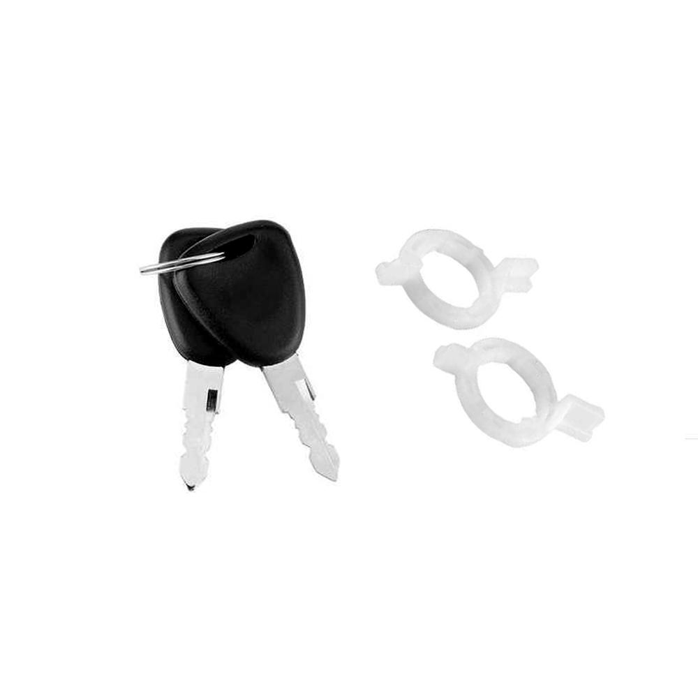 7701468982 7701468981 For Renault Megane Scenic Clio Master Thalia Symbol Car Door Lock Barrel Cylinder with 2 Key Left+Right