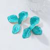 Unique Flower Studs Earrings Waterproof Earrings Fashion Ear Jewelry Alloy Texture Suitable for Various Occasion Wear