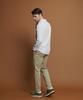 PANICALE Beige Drawstring Cotton Blend Twill Pants