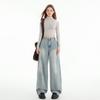 Jeans Larghi da Donna per la Primavera Design Primaverile da Donna Pantaloni Banana Falce Slim Pantaloni Larghi Primavera da Donna