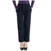 Middle-aged and Elderly Jeans Spring Straight High Waist Elastic Loose Jeans Women