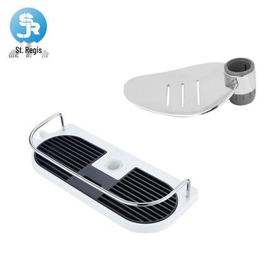 Adjustable No-Drill Shower Head Holder and Soap Dish Set