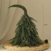 Pure PE Simulation Noble Fir Tree Desktop Ornament for High-End Restaurant and Hotel Christmas Decorations