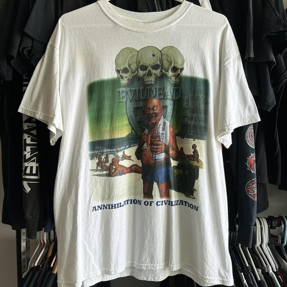 

Vintage Annihilator Of Civilization TShirt Size S to 5XL NZL104 Unisex T-Shirt L