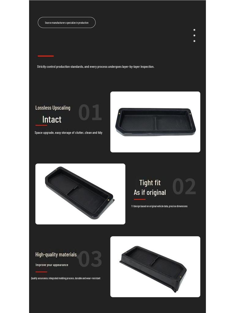 Phone Holder & Storage Box for 2022-2025 Chevrolet Silverado 1500/GMC Sierra Center Console