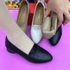 Soft leather single shoes pointed women's shoes spring new versatile flat bottom shallow mouth small leather shoes comfortable soft sole shoes