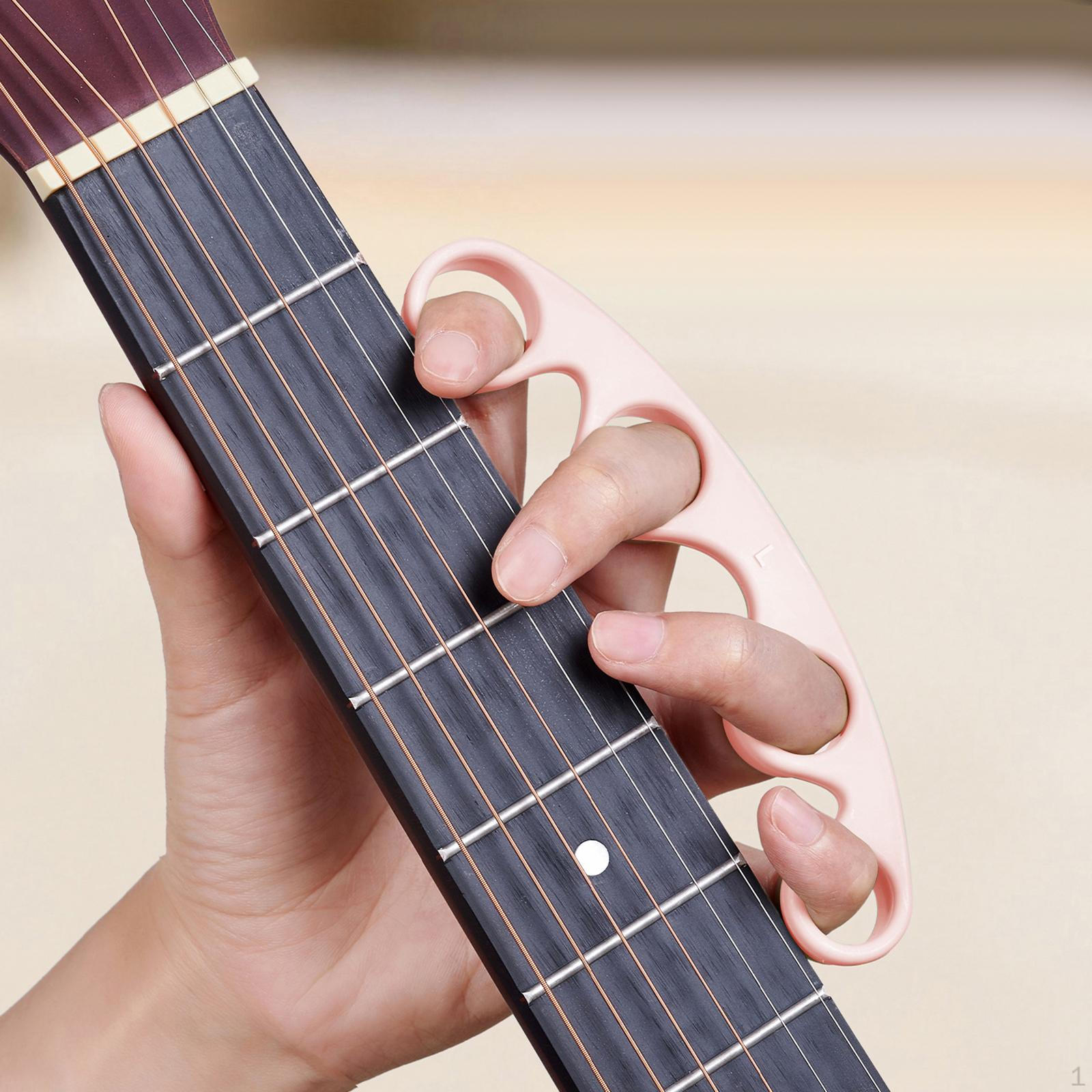 

Напальчники для расширителя пальцев для тренировки гитариста, саксофониста, начинающего, электрического Pink L