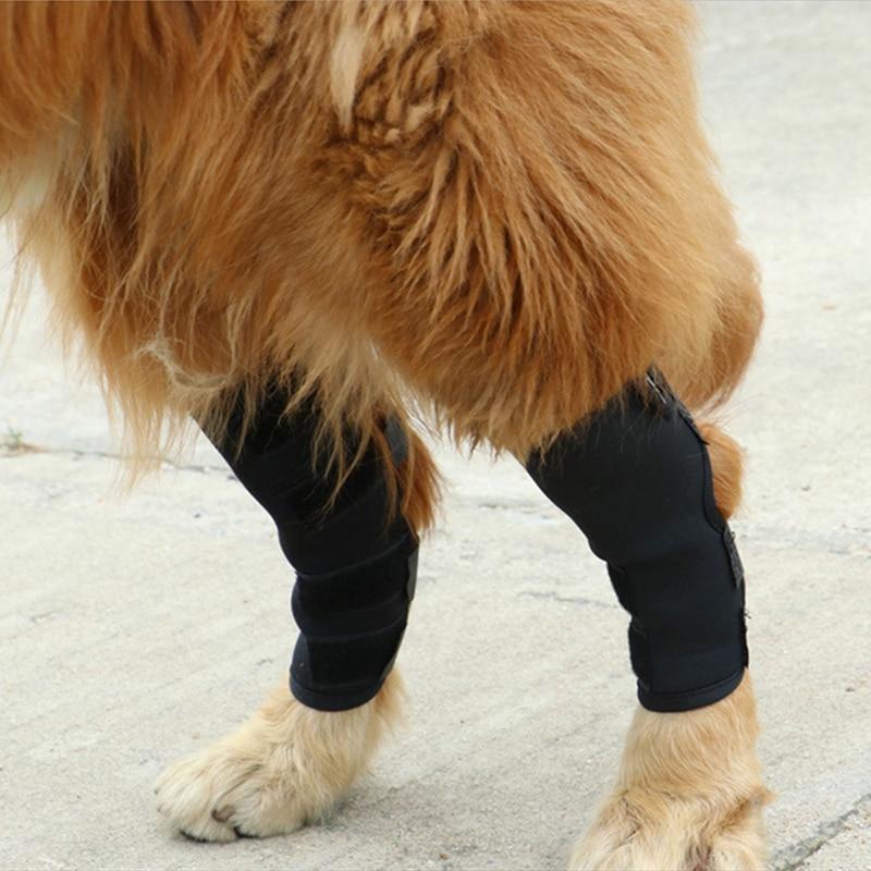Pet Dog Bandages Dog Injurie Leg Knee Brace Strap Protection For Dogs Joint Bandage Wrap Doggy Medical Supplies Dogs Accessories