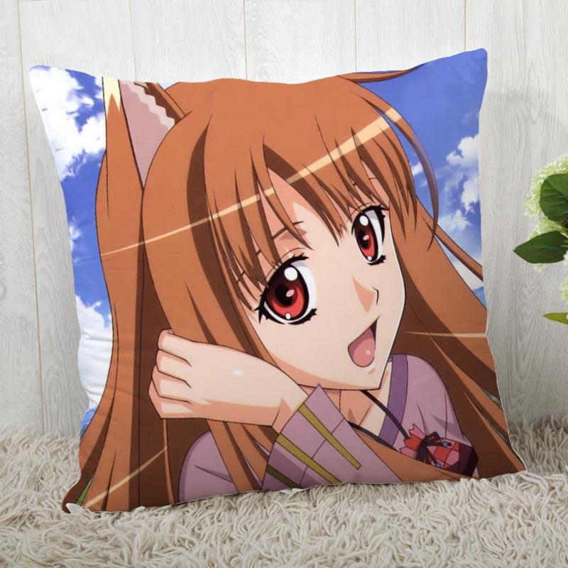 Spice And Wolf Pillow Cover Customize Pillow Case Modern Home Decorative Pillowcase For Living Room 45X45Cm A19.12.13