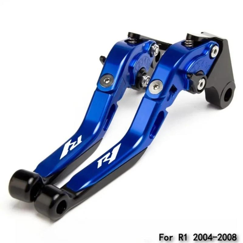 CNC Clutch Lever Brake Lever Set Adjustable Folding Handle Levers Motorcycle Parts For Yamaha YZF R1 2004-2014 YZF-R1 2007 2008