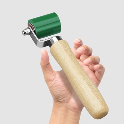 Silikon-Nahtrolle mit Holzgriff, ergonomisches Design, langlebige Struktur, hitzebeständig, tragbar, schnelle Pressrolle