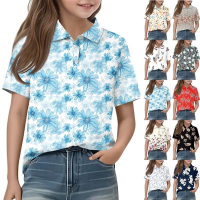 Codzienne Casualowe Koszulki z Krótkim Rękawem i Nadrukiem dla Dzieci T-shirty Koszule