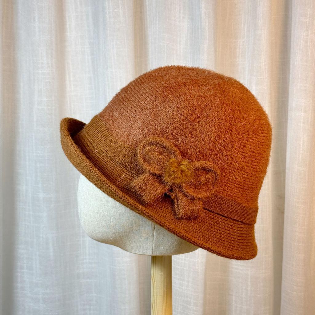 Hat Women's Autumn and Winter New Models In The Elderly Imitation Mink Bucket Hat Warm Hat