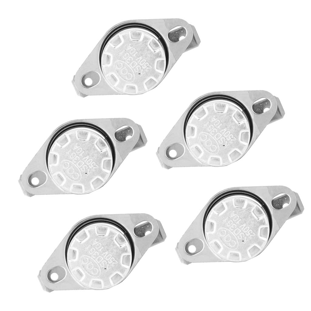 5 Pcs KSD301 Switch Temperature Control Thermostat Thermal Switch 250V10A NO105 celsius