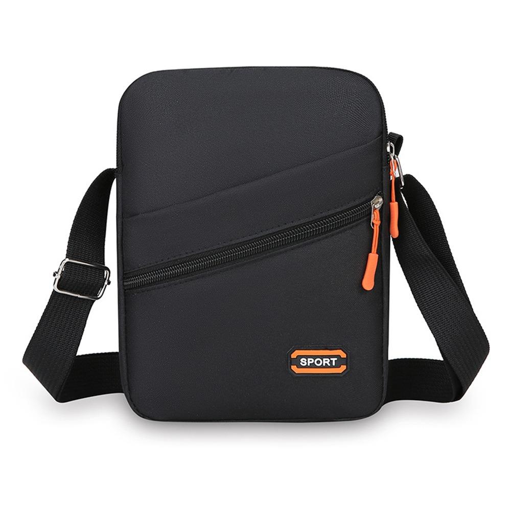 

New Oxford Shoulder Bags Large Capacity Waterproof Men Crossbody Bags Wear-resistant Sports Chest Bag чёрный