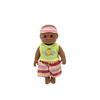 18-47CM Afroamerikanische Silikon-Reborn-Babypuppe mit Musikfunktion
