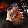 Cartoon Car L-Lightning M-McQueen For IPhone 16 15 14 Plus 13 12 11 Pro Max X XS MAX Translucent Matte Shockproof Cover
