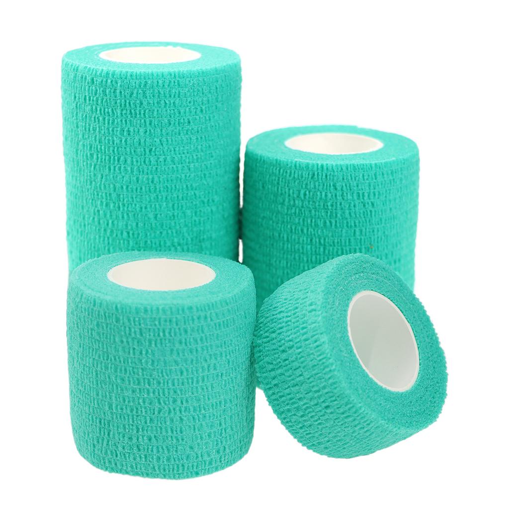 24 Pieces Elastic Bandage Tapes Athletic Tape Elastoplast Sports Recovery Strapping Gym Waterproof Muscle Relief Finger Ankle